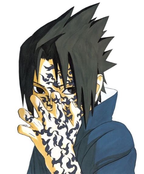 Sasuke Uchiha Curse Mark Drawings