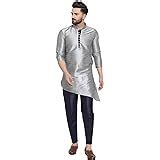 Buy ABH LIFESTYLE Men's Dupion Silk kurta Pyjama Set at Amazon.in