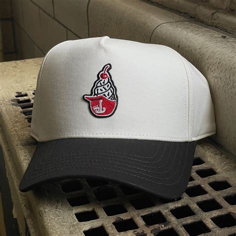 PHILLIES EMBROIDERED ICE CREAM HELMET TRUCKER HAT - Charcoal and Natur ...