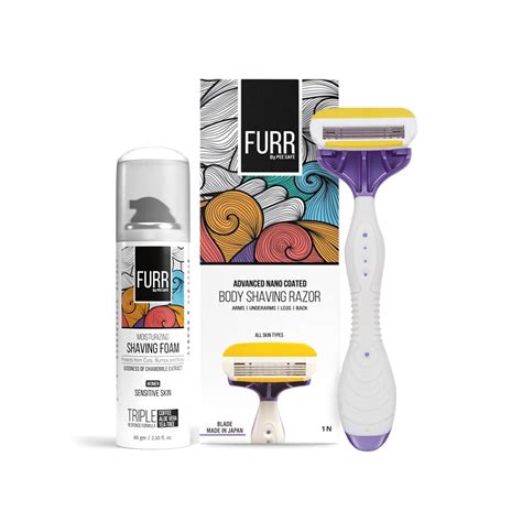 FURR Body Shaving Razor For Body Hair Removal | Shaving Razor With ...