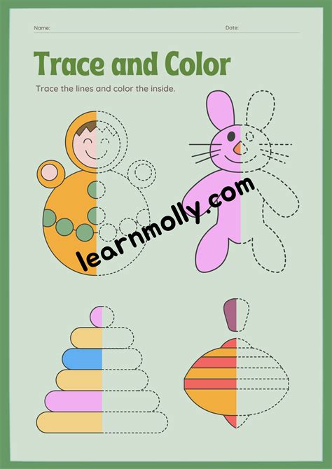 Trace and Colour Objects – Ask Molly