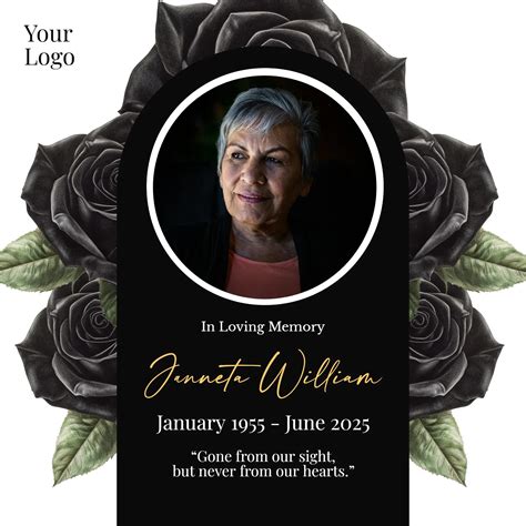In Loving Memory Templates (Customizable and Free Download)