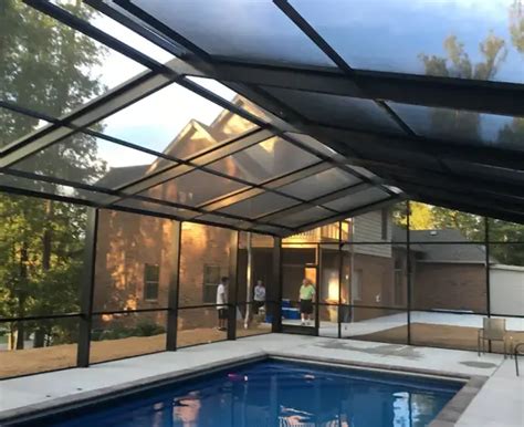 Image result for Clean Screen Enclosure for Pool