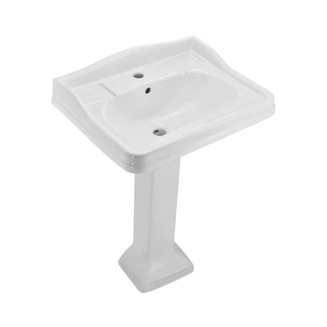 Jaquar - Full Pedestal Rectangle White Wash Basin - Queen's Prime - QPS ...