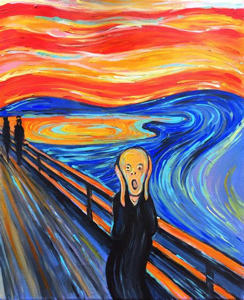 Edvard Munch's 1893 Painting The Scream at Thomas Reiser blog