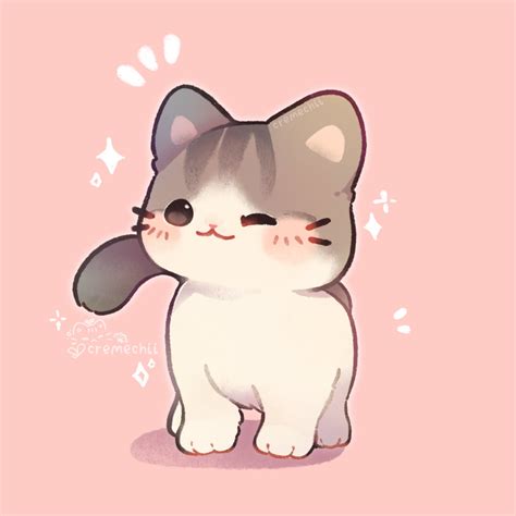 Chii🌻 (@cremechii) on X | Cute cat drawing, Kawaii cat drawing, Cat drawing