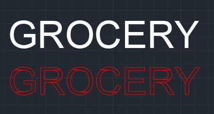 Image result for Explode Text CAD