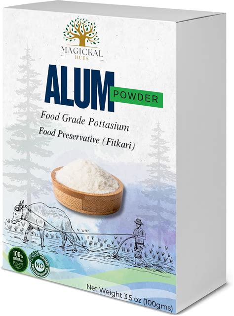 Amazon.com: Magickal Hues Alum Powder 3.5 oz – 100% Pure Phitkari ...