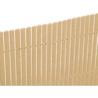 Recinzione Arella In PVC Bambù SOFFICIOSO | Frangivista Per Giardino E Terrazzo | Misura 100x500 Cm, Colore Antracite