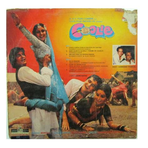 Old vinyl records for sale India: Buy Coolie Amitabh LP record clock