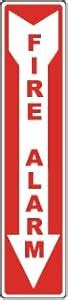 SAFETY SIGN STICKER |Fire Alarm LL Vertical | 457 MM X 304 MM : Amazon ...