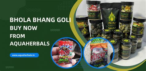 Bhola Bhang Goli Side Effect – AquaHerbals