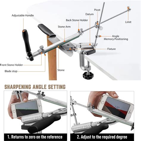 MOVIRON RUIXIN PRO RX-008 Knife Sharpener Kit with 10 India | Ubuy