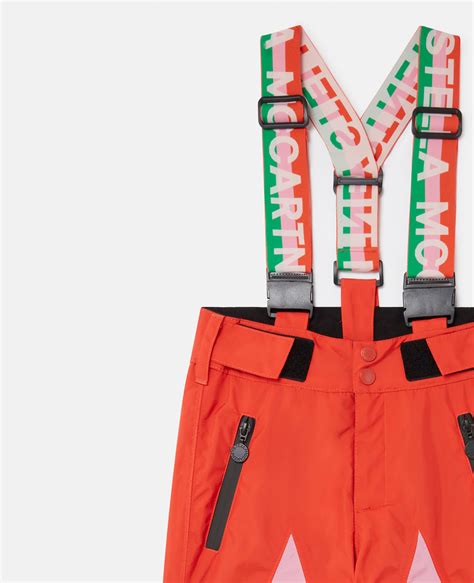 Women Red Ski Star Salopettes | Stella McCartney US
