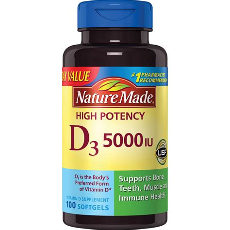 Vitamin D 5000 Iu Daily at George Ashcraft blog
