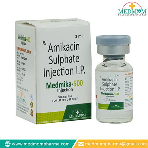 MEDMIKA-500 Injection Medmom Pharmaceuticals LLP