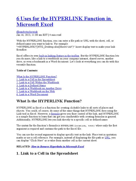 Image result for Hyperlink Function