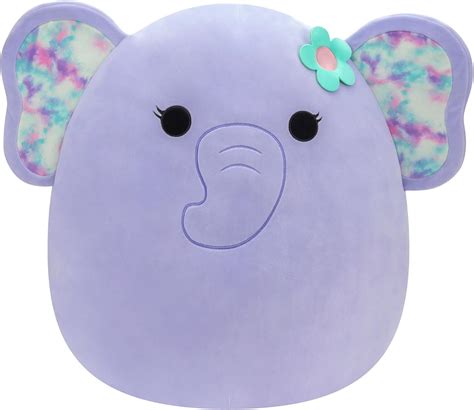 Amazon.com: Squishmallows Original Elefante Púrpura Anjali de 20 ...