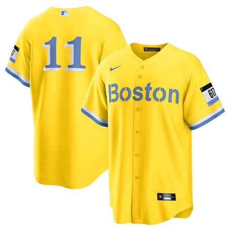 Nike Men's Boston Red Sox City Connect Replica Player Jersey, Rafael ...