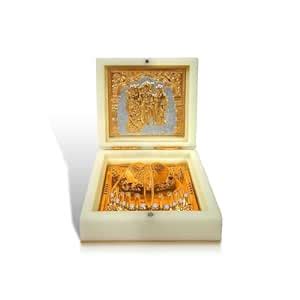 Buy Adhvik Lord Jai Shree Ram Darbar Gold Plated Wealth & Prosperity ...