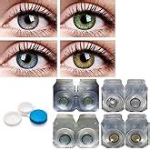 Soft Eye Combo Pack of 2 Monthly Color Contact Lenses (Zero Power) with ...