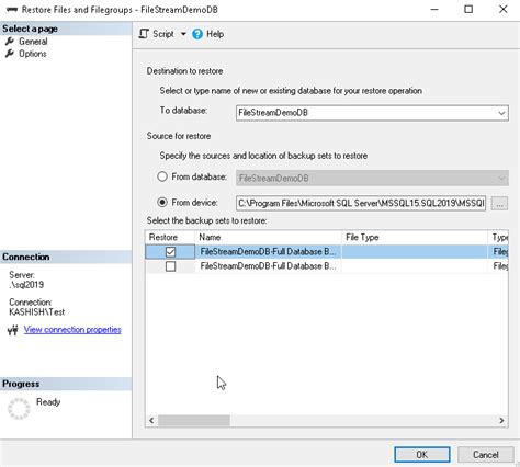 Image result for Restore File and Filegroup in SQL Server