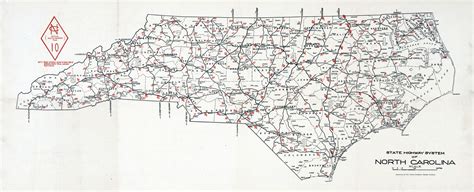Large detailed old highways system map of North Carolina state - 1922 | North Carolina state ...