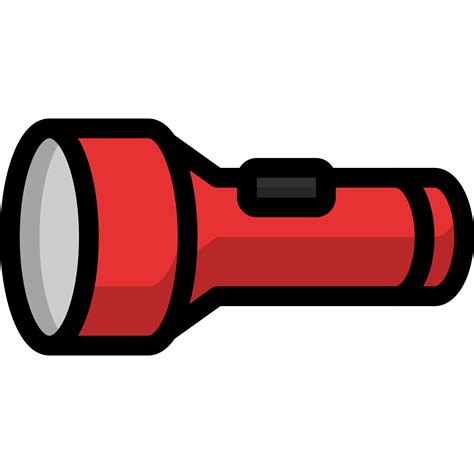 Free torch or flashlight icon, lineal color icon 18245887 PNG with ...