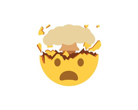 Buy Vector Mind Blown Face Emoji Design Svg Jpg Png Eps Online in India ...