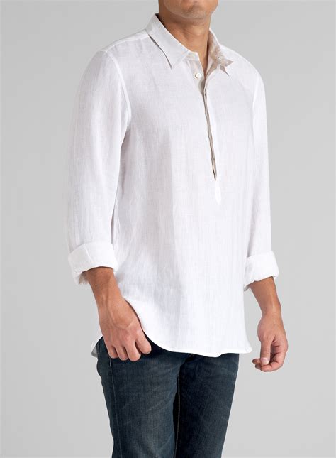 Mens Black Long Sleeve Linen Shirt at Agnes Troyer blog