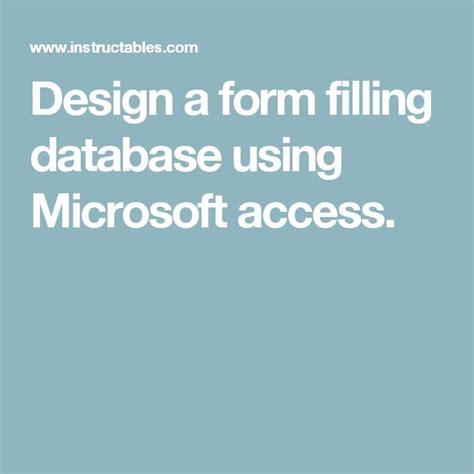 Image result for Access Database Form
