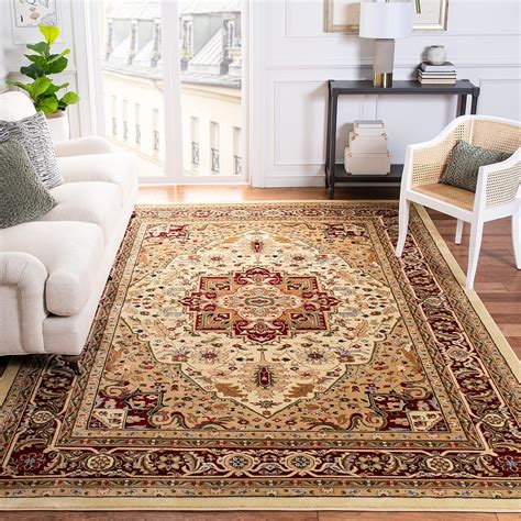 Amazon.com: SAFAVIEH Lyndhurst Collection Area Rug - 9' x 12', Ivory ...