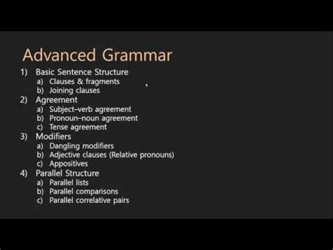 Advanced Grammar: Parts of Speech Video Lecture - Grammar for Digital SAT