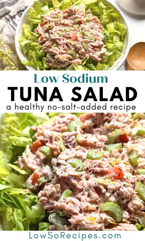 Low sodium tuna salad – Artofit