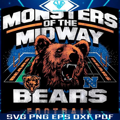 Chicago Bears Monsters Of The Midway Football Png