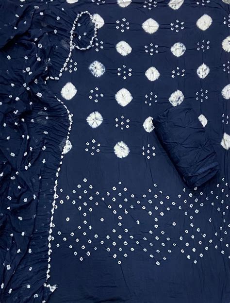 Pure Bandhej Cambric Cotton Suit Set - Yanchi
