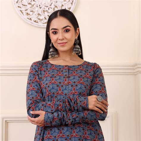 Arpita Cotton printed Kurta – Kameez.co