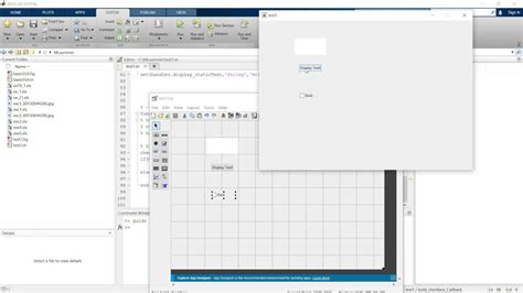 Basic GUI MATLAB 的图像结果