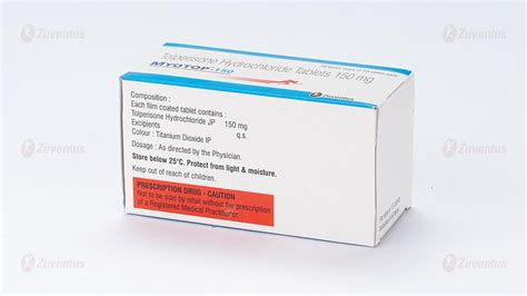 Myotop ® 150 Tablets | Pain Management | Tolperisone Hydrochloride