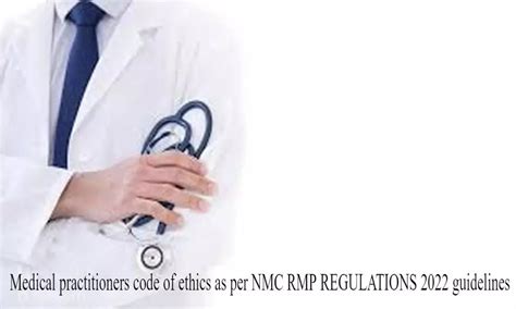 Should and Must: NMC proposes new code of medical ethics in draft ...