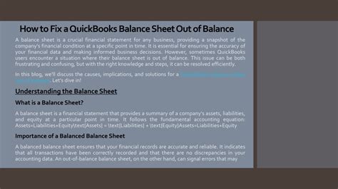 Image result for QuickBooks Balance Fix