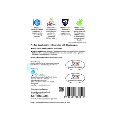 Hinex ST Complete Balanced Nutrition 400g - Cureka - Online Health Care ...