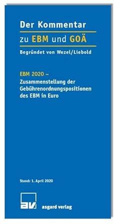 Amazon.in: Buy Der Kommentar zu EBM und GOÄ: EBM 2020 ...