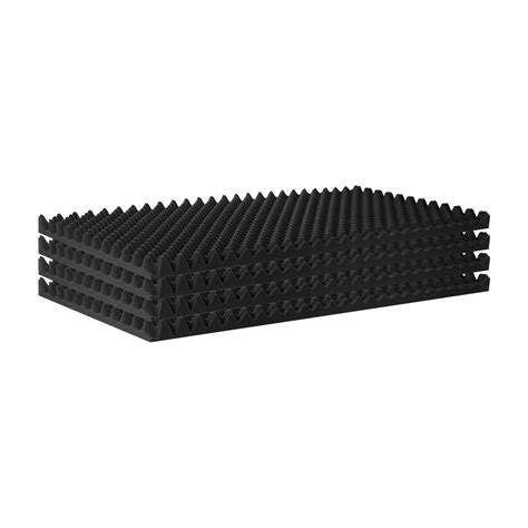 VEVOR Acoustic Foam Panels 2 Pack 48 x 24 x 2 in for Studio Wall and ...