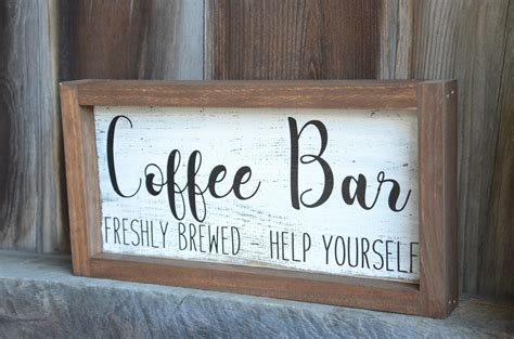 Cool Coffee Bar Signs at Victor Bartlett blog