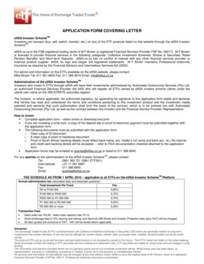 Covering Letter To Bank Appication Form - Fill Online, Printable ...