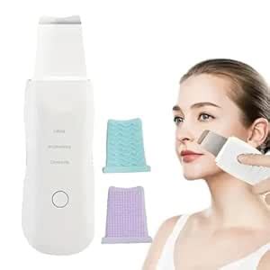 CA Ultrasonic Facial Skin Scrubber for Wet Skin, Blackheads Remover and ...