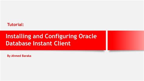 Oracle Instant Client Installation 的图像结果