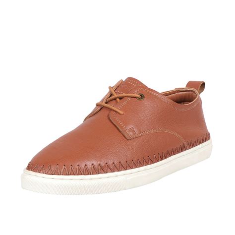Shop Tan Geneva Mens Lace Up Shoe online at Hidesign. Explore a wide ...