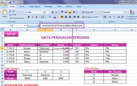 Image result for Contoh Data Excel